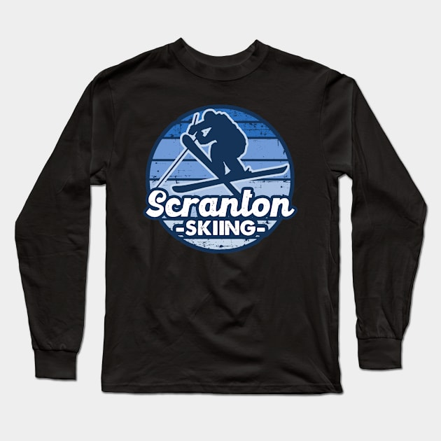 Scranton skiing Long Sleeve T-Shirt by SerenityByAlex